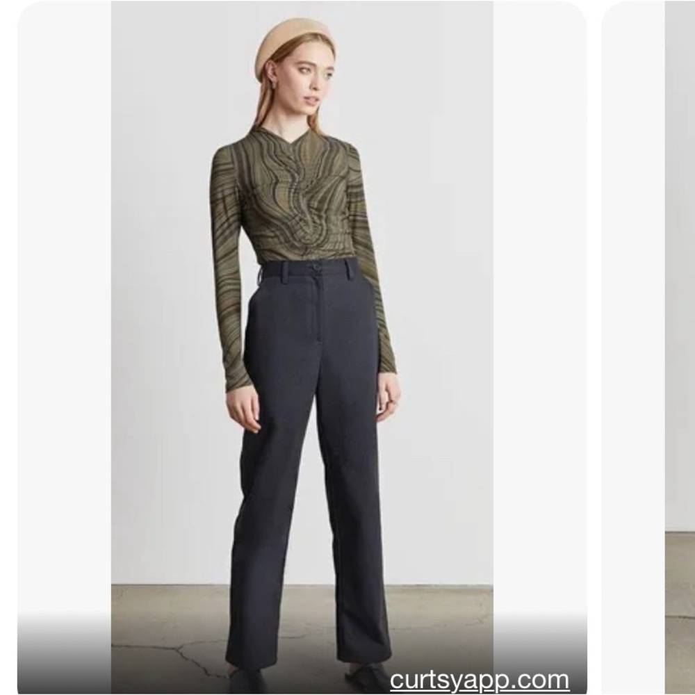 Who What Wear Lisa High Waisted And Wide Leg Pants